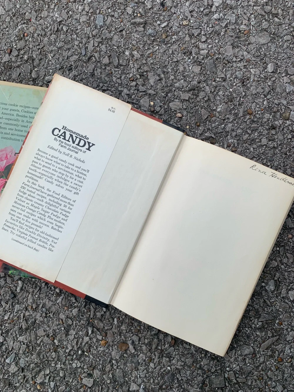 Vintage 70s Homemade Cookies & Candy Cookbook Set - Baking Homemaking Books